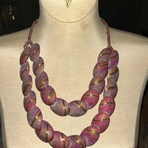 80s 90s Crazy Good Double layer Necklace ❤️